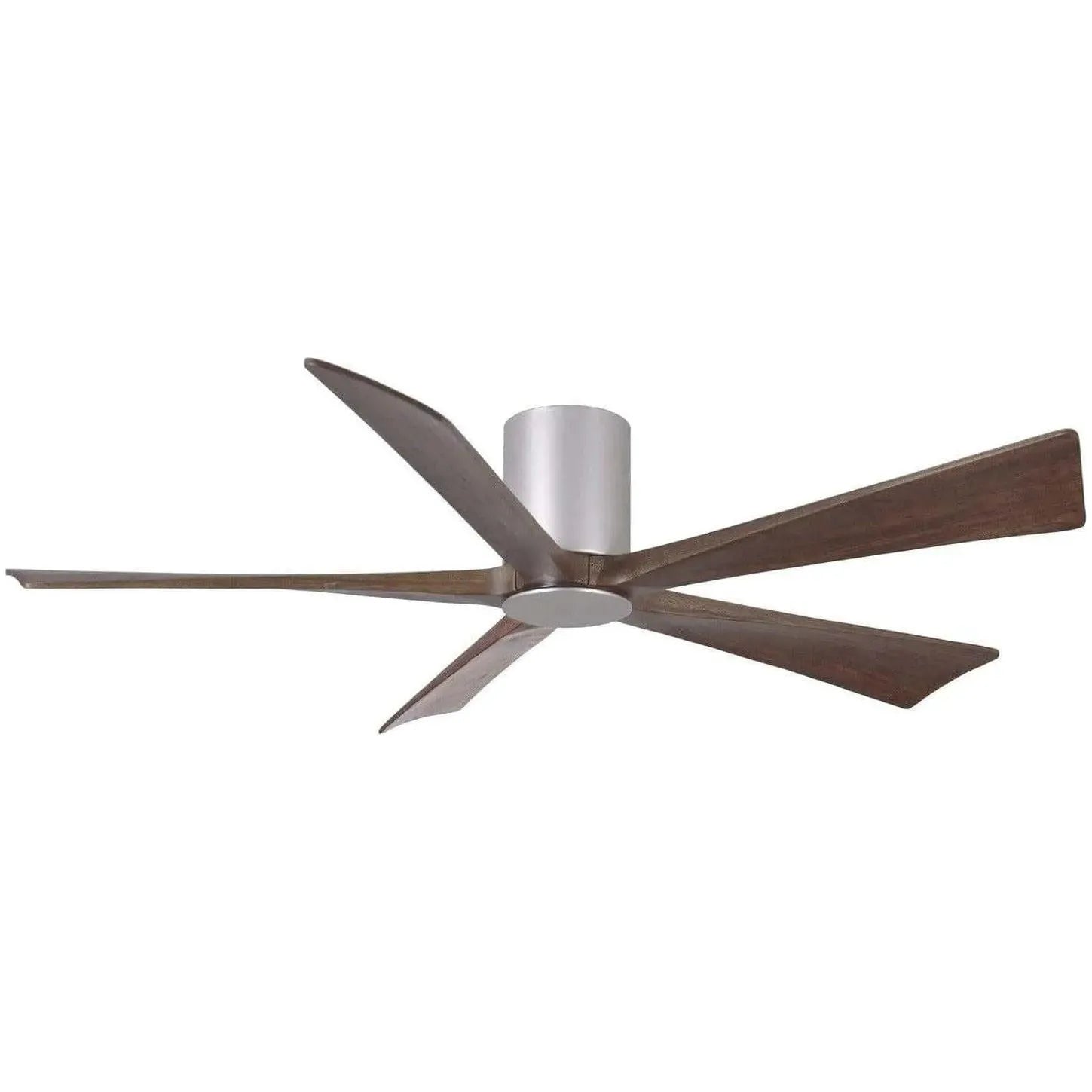 Matthews Fan Company - Irene 5 Hugger Ceiling Fan with Light Kit - IR5HLK-BN-WA-60 | Montreal Lighting & Hardware