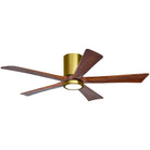 Matthews Fan Company - Irene 5 Hugger Ceiling Fan with Light Kit - IR5HLK-BRBR-WA-52 | Montreal Lighting & Hardware