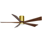 Matthews Fan Company - Irene 5 Hugger Ceiling Fan with Light Kit - IR5HLK-BRBR-WA-60 | Montreal Lighting & Hardware