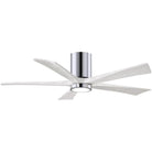 Matthews Fan Company - Irene 5 Hugger Ceiling Fan with Light Kit - IR5HLK-CR-MWH-52 | Montreal Lighting & Hardware