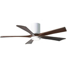 Matthews Fan Company - Irene 5 Hugger Ceiling Fan with Light Kit - IR5HLK-WH-WA-52 | Montreal Lighting & Hardware