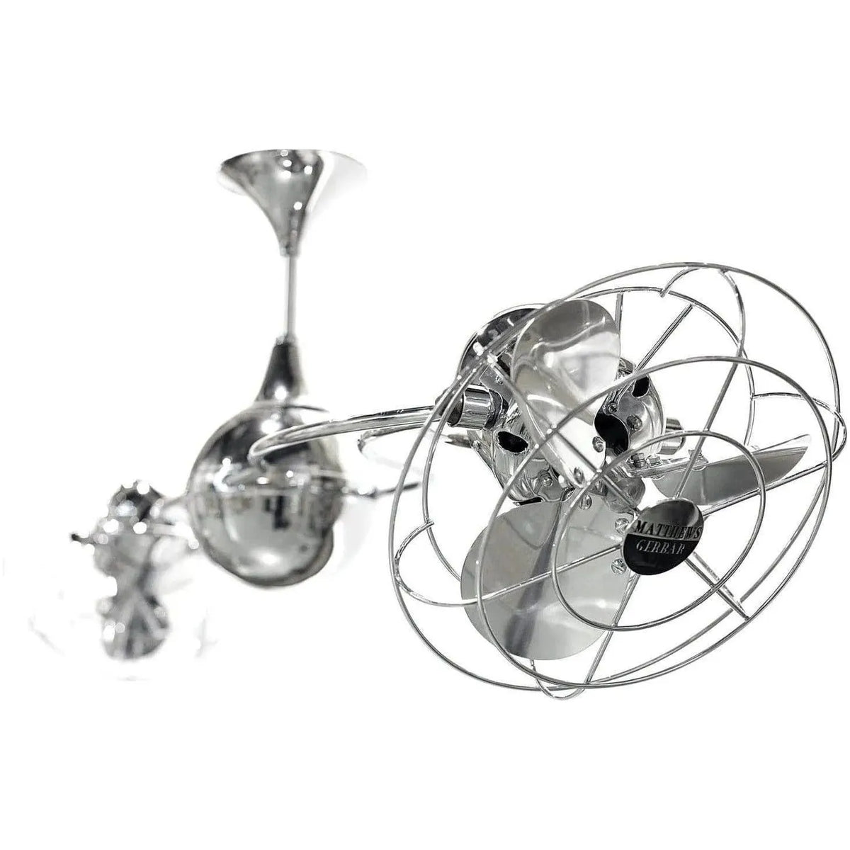 Matthews Fan Company - Italo Ventania Ceiling Fan - IV-CR-MTL | Montreal Lighting & Hardware