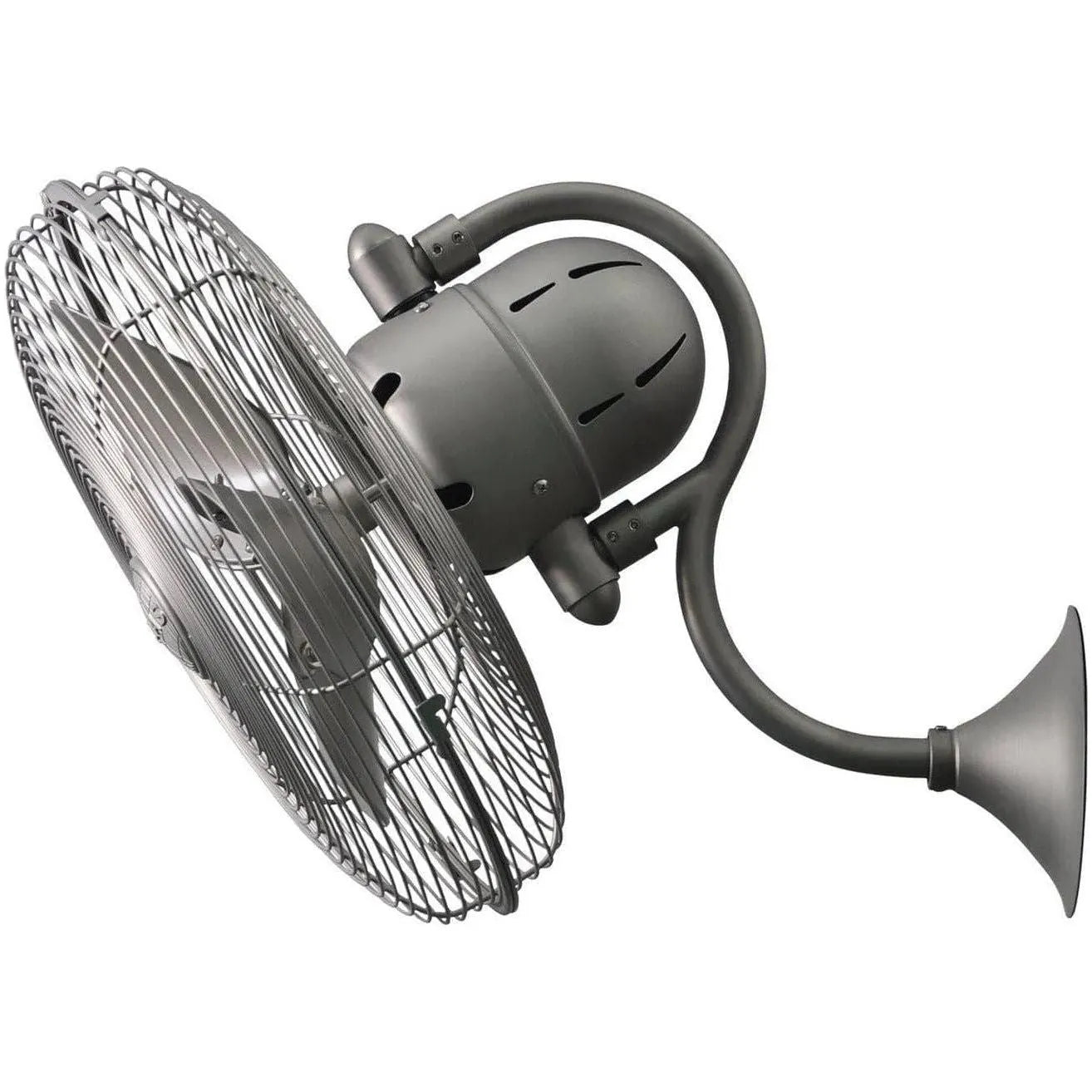 Matthews Fan Company - Laura Wall Fan - LL-BK | Montreal Lighting & Hardware