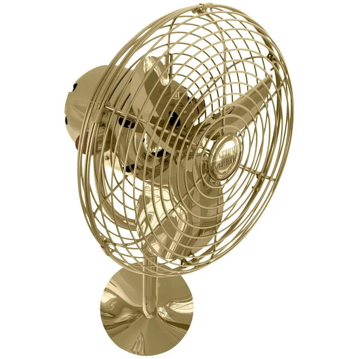 Matthews Fan Company - Michelle Parede Wall Fan - MP-PB-MTL | Montreal Lighting & Hardware