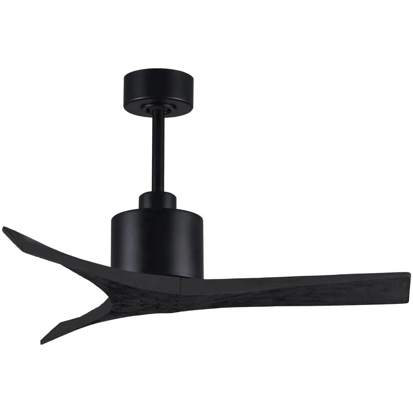 Matthews Fan Company - Mollywood Ceiling Fan - MW-BK-BK-42 | Montreal Lighting & Hardware