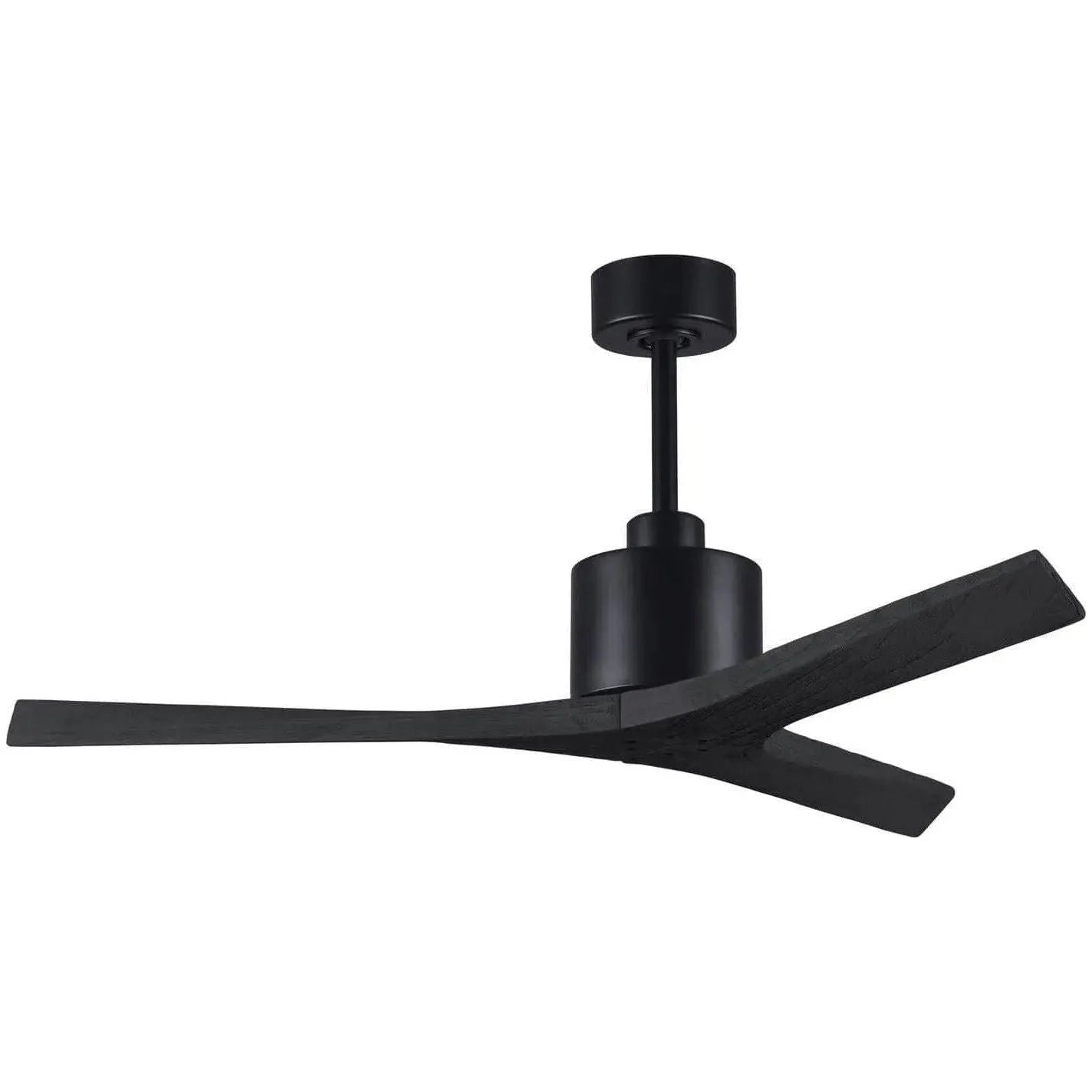 Matthews Fan Company - Mollywood Ceiling Fan - MW-BK-BK-52 | Montreal Lighting & Hardware