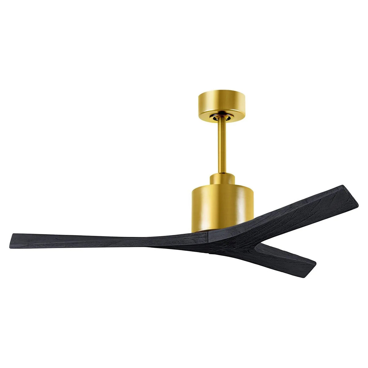 Matthews Fan Company - Mollywood Ceiling Fan - MW-BRBR-BK-52 | Montreal Lighting & Hardware