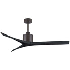 Matthews Fan Company - Mollywood Ceiling Fan - MW-TB-BK-60 | Montreal Lighting & Hardware