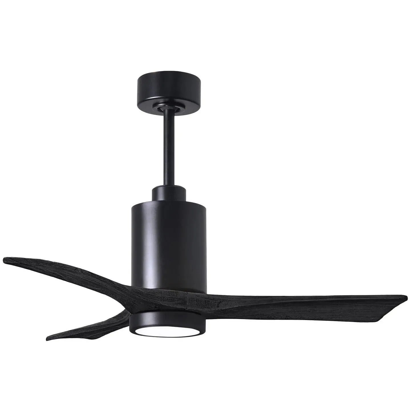 Matthews Fan Company - Patricia 3 Ceiling Fan - PA3-BK-BK-42 | Montreal Lighting & Hardware