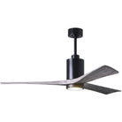 Matthews Fan Company - Patricia 3 Ceiling Fan - PA3-BK-BW-60 | Montreal Lighting & Hardware