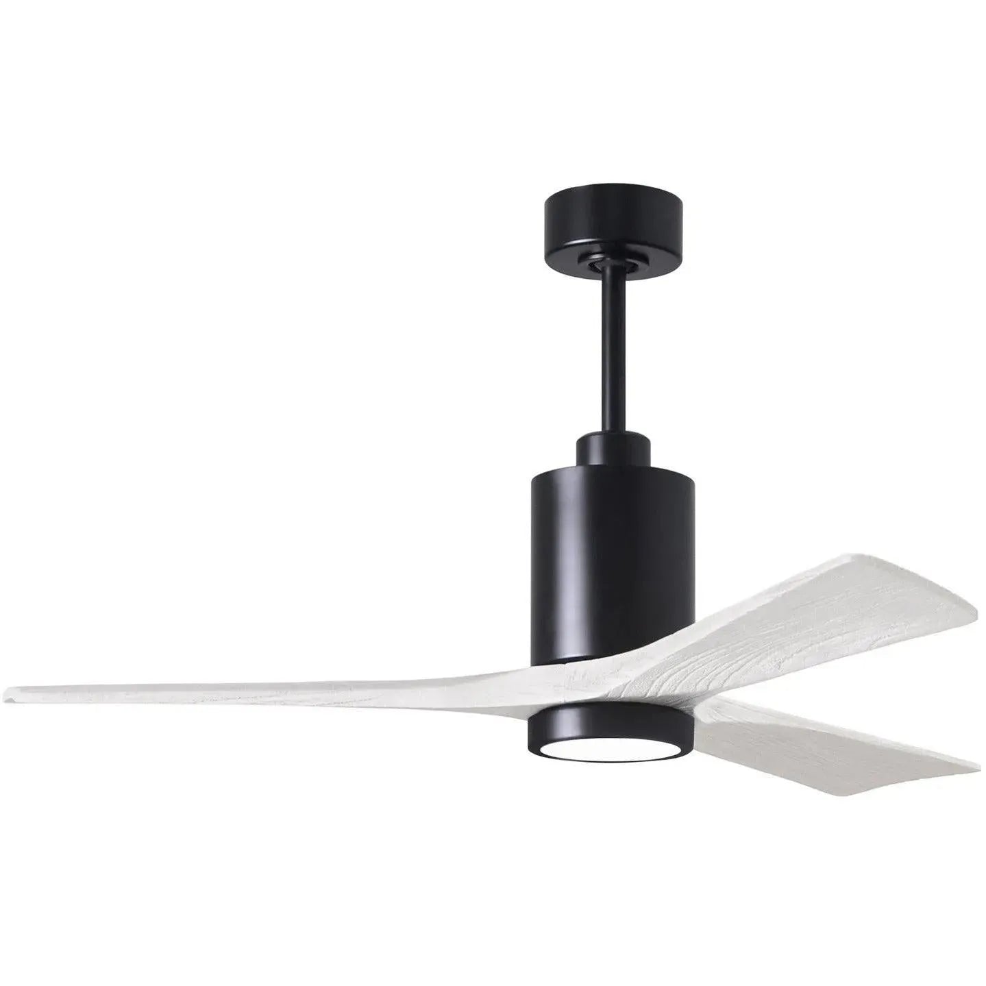 Matthews Fan Company - Patricia 3 Ceiling Fan - PA3-BK-MWH-52 | Montreal Lighting & Hardware