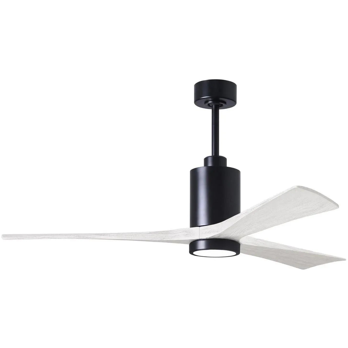 Matthews Fan Company - Patricia 3 Ceiling Fan - PA3-BK-MWH-60 | Montreal Lighting & Hardware