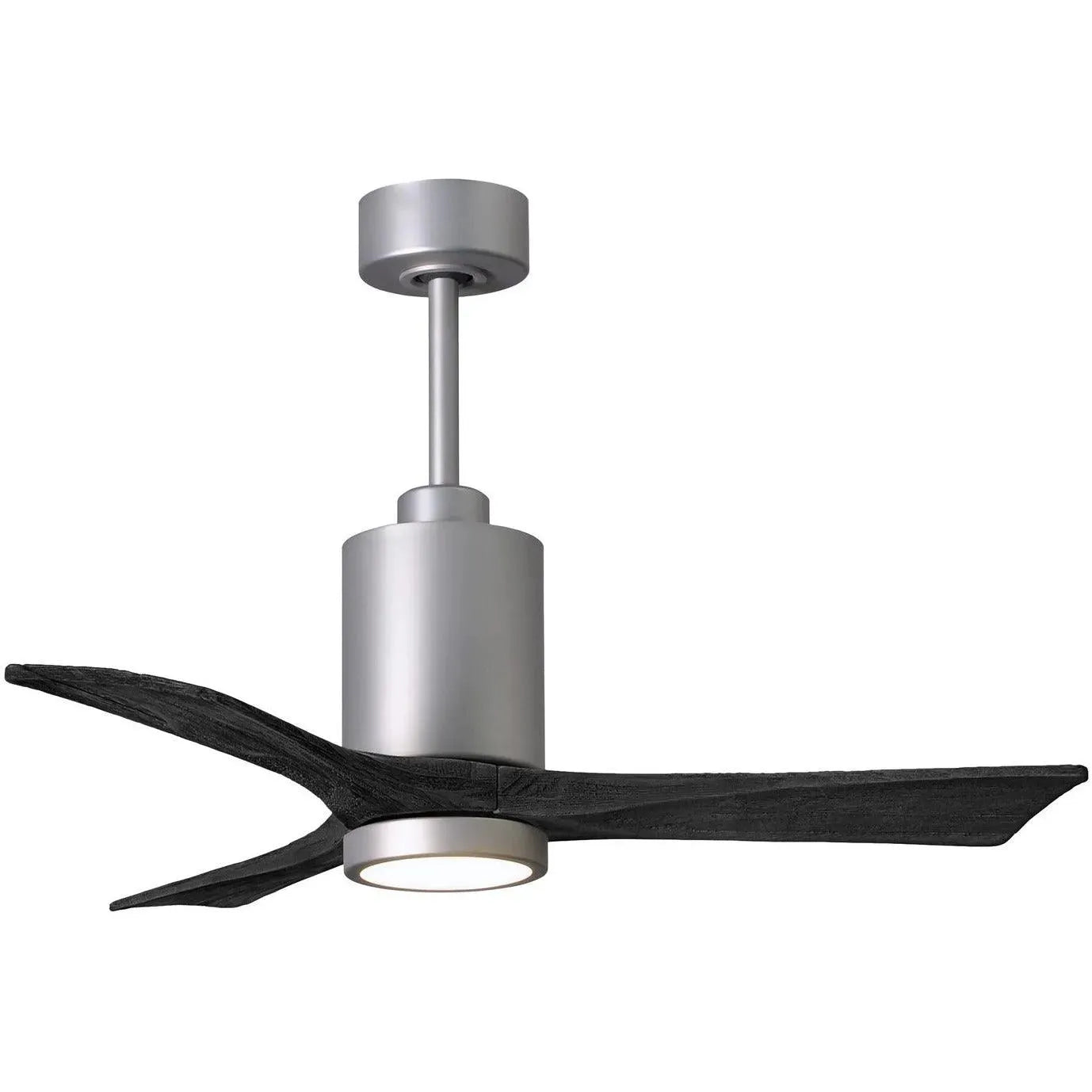 Matthews Fan Company - Patricia 3 Ceiling Fan - PA3-BN-BK-42 | Montreal Lighting & Hardware