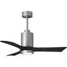 Matthews Fan Company - Patricia 3 Ceiling Fan - PA3-BN-BK-42 | Montreal Lighting & Hardware