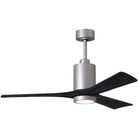Matthews Fan Company - Patricia 3 Ceiling Fan - PA3-BN-BK-52 | Montreal Lighting & Hardware