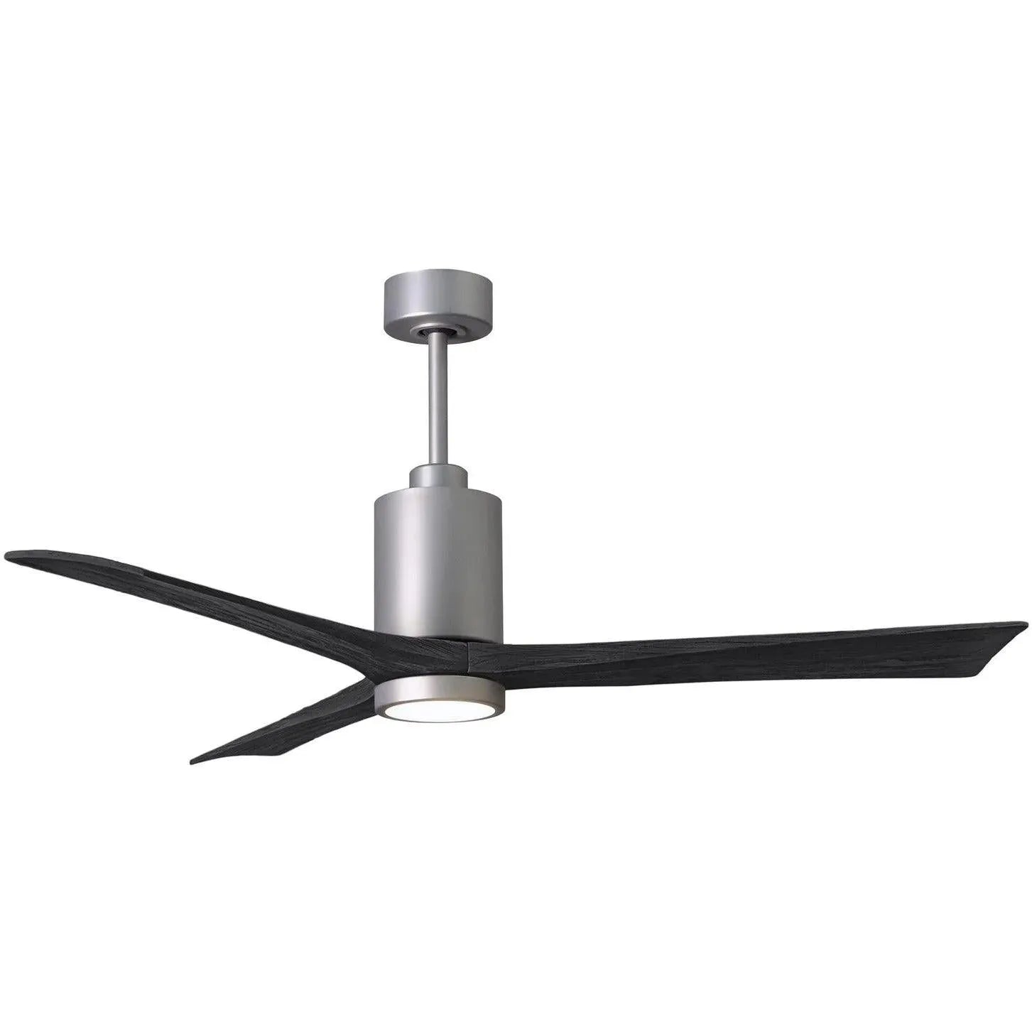 Matthews Fan Company - Patricia 3 Ceiling Fan - PA3-BN-BK-60 | Montreal Lighting & Hardware
