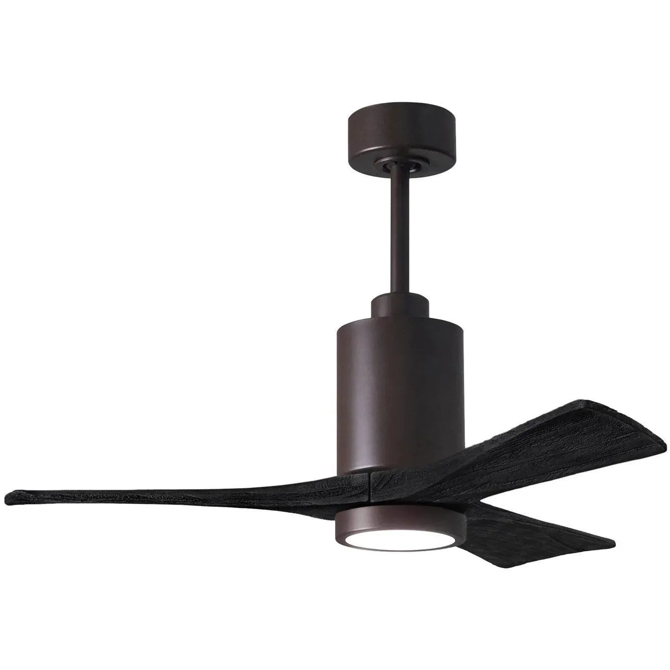 Matthews Fan Company - Patricia 3 Ceiling Fan - PA3-TB-BK-42 | Montreal Lighting & Hardware