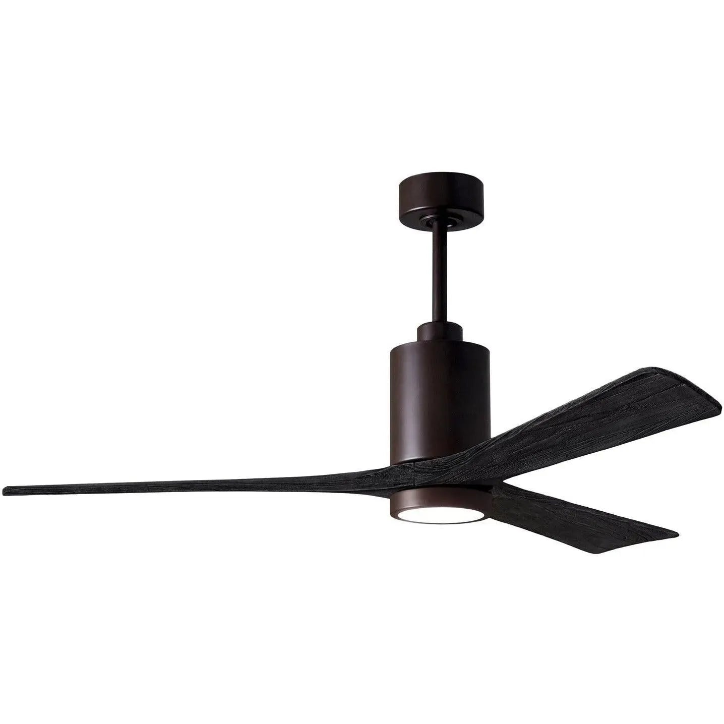 Matthews Fan Company - Patricia 3 Ceiling Fan - PA3-TB-BK-60 | Montreal Lighting & Hardware