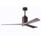 Matthews Fan Company - Patricia 3 Ceiling Fan - PA3-TB-BW-60 | Montreal Lighting & Hardware