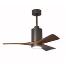 Matthews Fan Company - Patricia 3 Ceiling Fan - PA3-TB-WA-42 | Montreal Lighting & Hardware