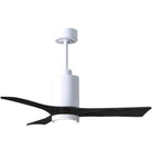 Matthews Fan Company - Patricia 3 Ceiling Fan - PA3-WH-BK-42 | Montreal Lighting & Hardware