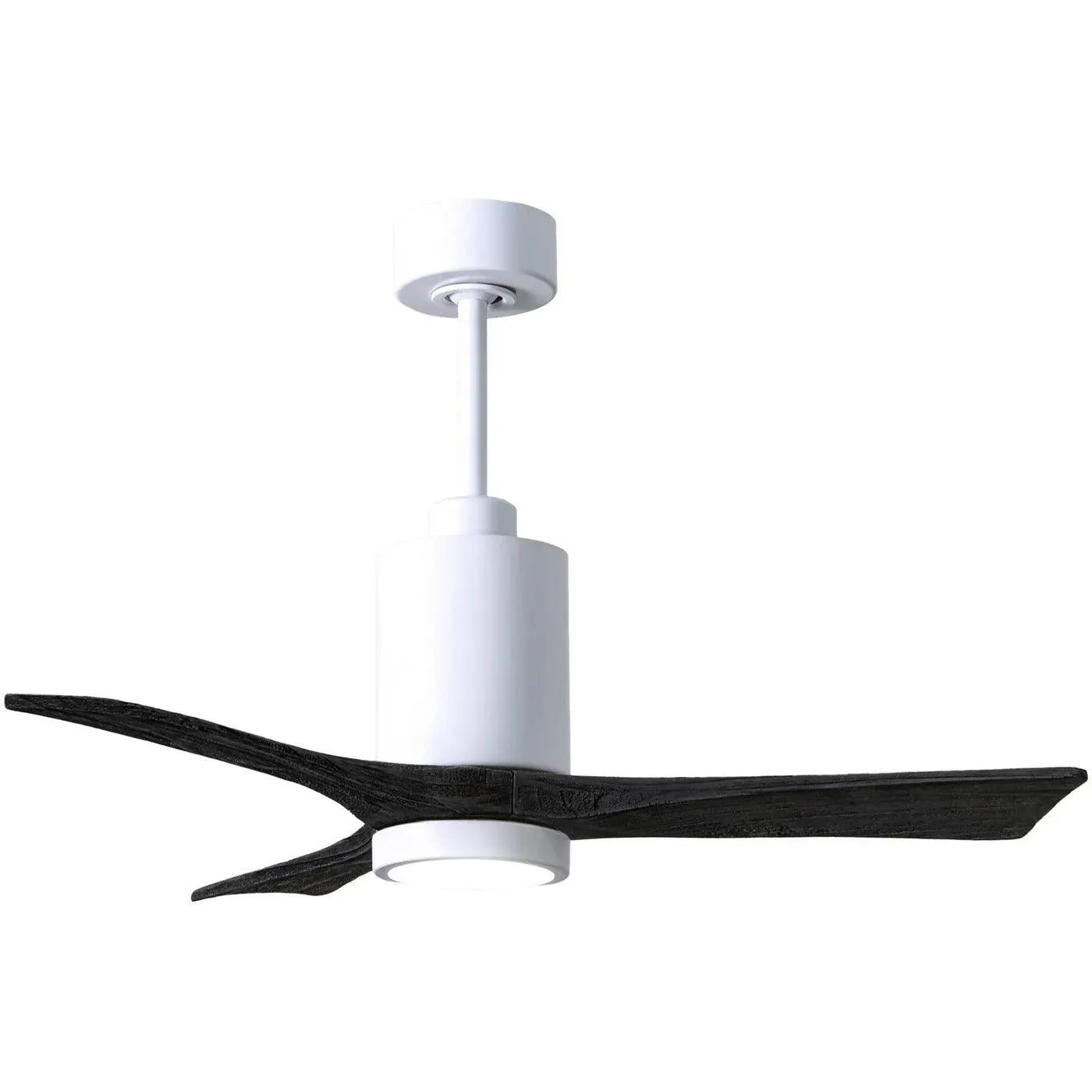 Matthews Fan Company - Patricia 3 Ceiling Fan - PA3-WH-BK-42 | Montreal Lighting & Hardware