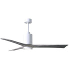 Matthews Fan Company - Patricia 3 Ceiling Fan - PA3-WH-BW-60 | Montreal Lighting & Hardware