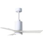 Matthews Fan Company - Patricia 3 Ceiling Fan - PA3-WH-MWH-42 | Montreal Lighting & Hardware