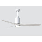 Matthews Fan Company - Patricia 3 Ceiling Fan - PA3-WH-MWH-60 | Montreal Lighting & Hardware