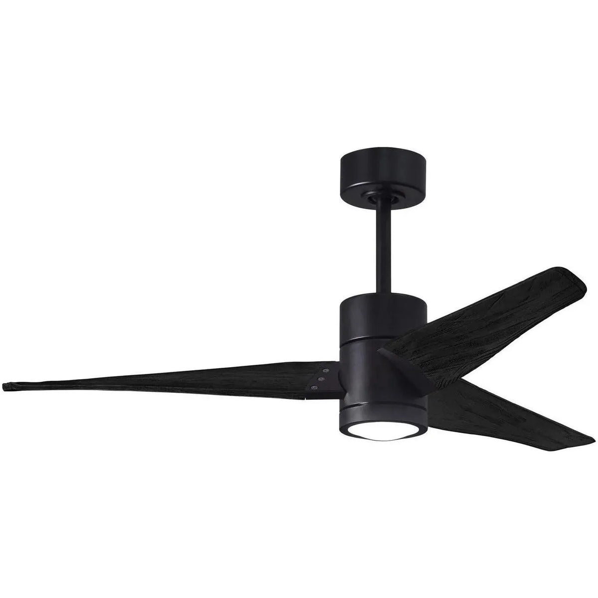 Matthews Fan Company - Super Janet Ceiling Fan - SJ-BK-BK-52 | Montreal Lighting & Hardware