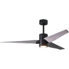 Matthews Fan Company - Super Janet Ceiling Fan - SJ-BK-BW-60 | Montreal Lighting & Hardware