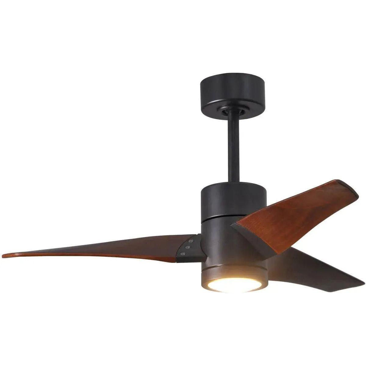 Matthews Fan Company - Super Janet Ceiling Fan - SJ-BK-WN-42 | Montreal Lighting & Hardware