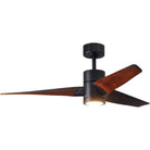 Matthews Fan Company - Super Janet Ceiling Fan - SJ-BK-WN-52 | Montreal Lighting & Hardware