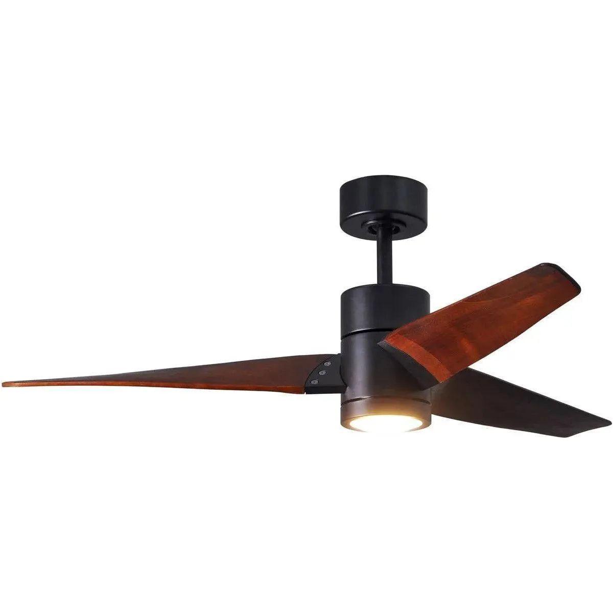 Matthews Fan Company - Super Janet Ceiling Fan - SJ-BK-WN-52 | Montreal Lighting & Hardware
