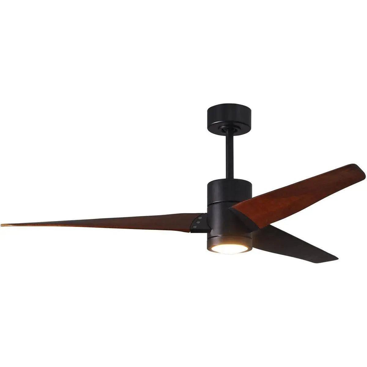Matthews Fan Company - Super Janet Ceiling Fan - SJ-BK-WN-60 | Montreal Lighting & Hardware