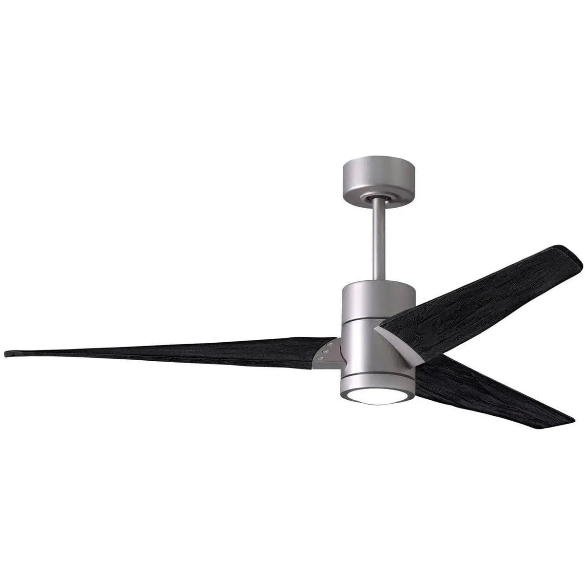 Matthews Fan Company - Super Janet Ceiling Fan - SJ-BN-BK-60 | Montreal Lighting & Hardware