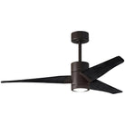 Matthews Fan Company - Super Janet Ceiling Fan - SJ-TB-BK-52 | Montreal Lighting & Hardware
