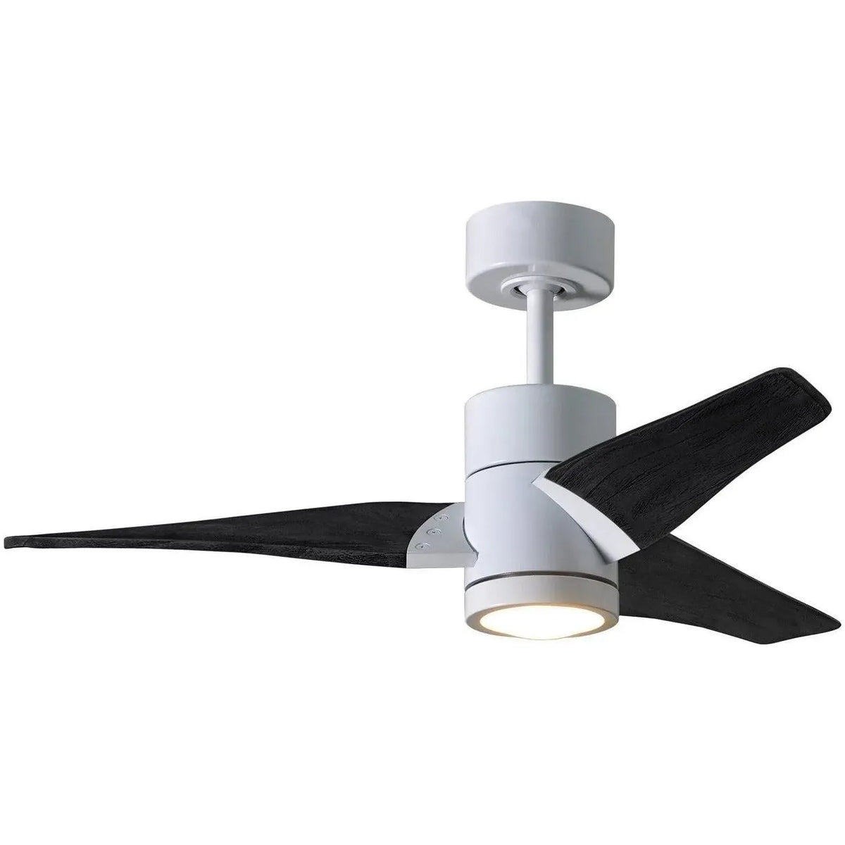 Matthews Fan Company - Super Janet Ceiling Fan - SJ-WH-BK-42 | Montreal Lighting & Hardware