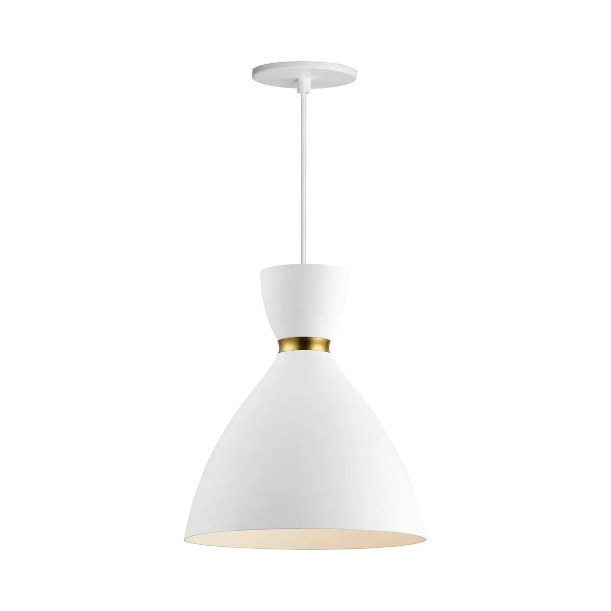 Maxim Lighting - Carillon Mini Pendant - 11302WTSBR | Montreal Lighting & Hardware