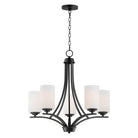 Maxim Lighting - Deven Chandelier - 20035SWBK | Montreal Lighting & Hardware