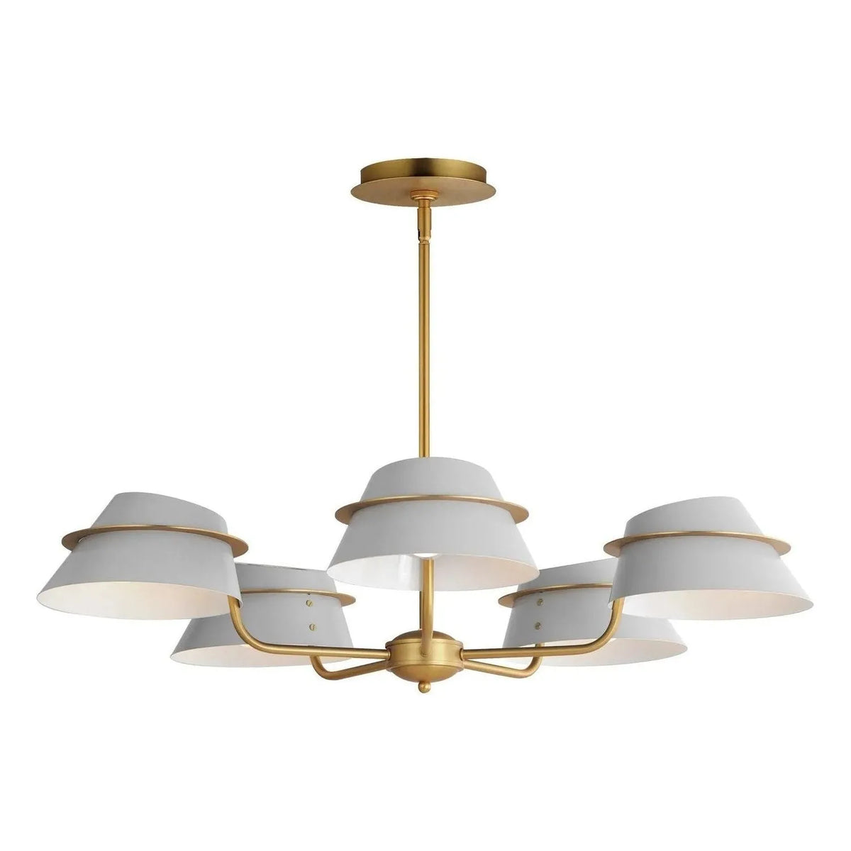 Maxim Lighting - Lucas Chandelier - 25225LFGNAB | Montreal Lighting & Hardware