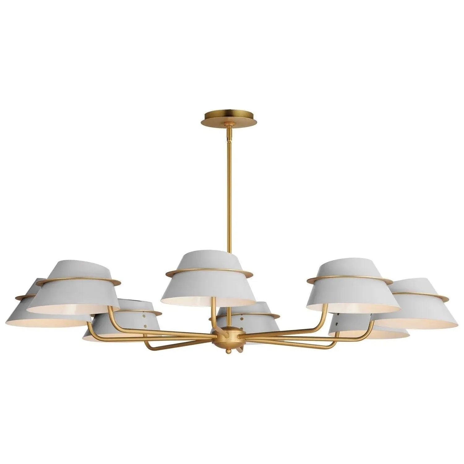 Maxim Lighting - Lucas Chandelier - 25225LFGNAB | Montreal Lighting & Hardware