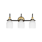 Maxim Lighting - Milk Bath Vanity - 12333WTBKSBR | Montreal Lighting & Hardware