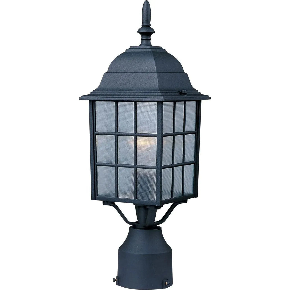 Maxim Lighting - North Church Outdoor Pole/Post Lantern - 1052BK | Montreal Lighting & Hardware
