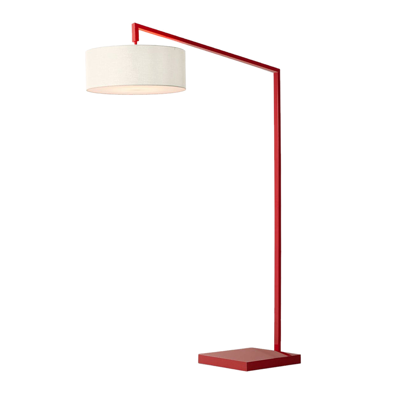 Lampe de chevet extensible à une lumière Nova of California 2110929WH, rouge cramoisi