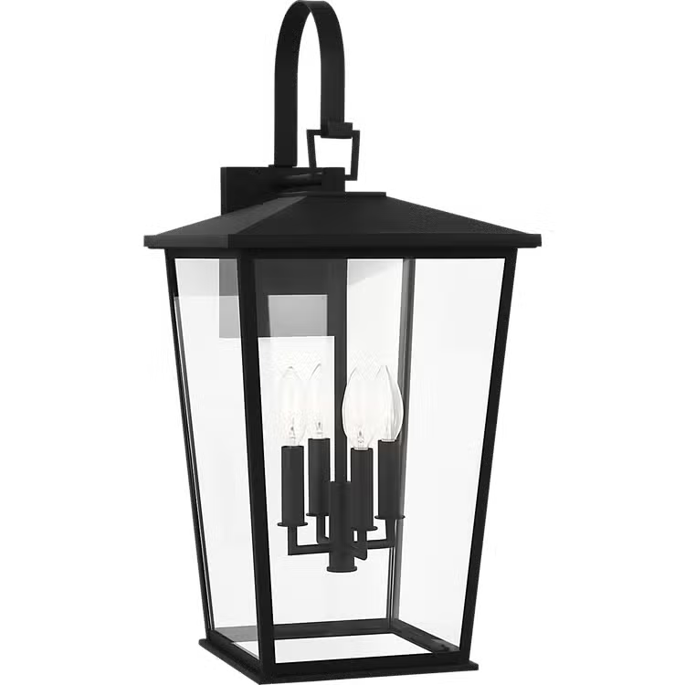 Generation Lighting GLO1424TXB Linton Lantern in Textured Black