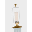 Visual Comfort Signature Collection CHA 8661ICB-L-CL Lambay Cordless Table Lamp in Ice Blue Porcelain, detail view