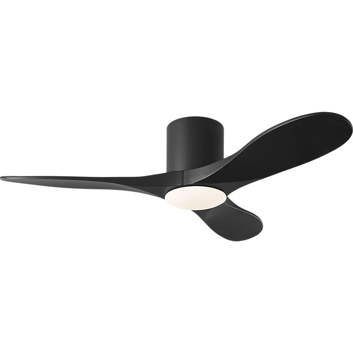 Confort visuel Ventilateur  Collection 3MAVHSM44MBKMBKD Plafonnier LED intelligent Maverick 44" Hugger Ventilateur  en noir mat