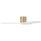 Confort visuel Ventilateur  Collection 3MAVHSM52BBSRZW Maverick Smart 52" Hugger Ceiling Ventilateur  en laiton bruni