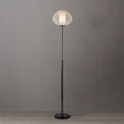 Nova of California 1510799BN Bloom Torchiere Floor Lamp in Black Nickel